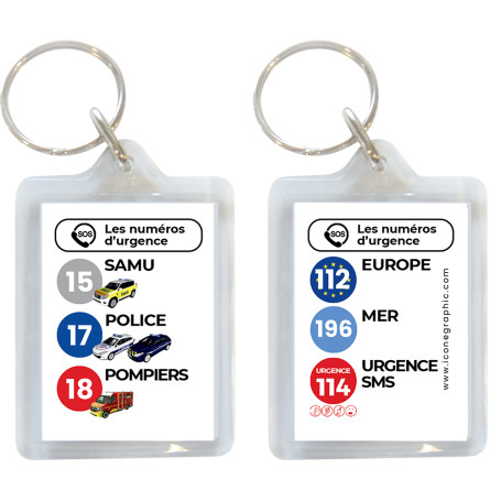 PORTE-CLEFS ALERTE