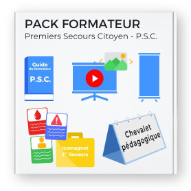 Pack pédagogique complet du formateur en premiers secours citoyen PSC
