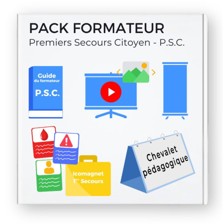 Pack pédagogique complet du formateur en premiers secours citoyen PSC