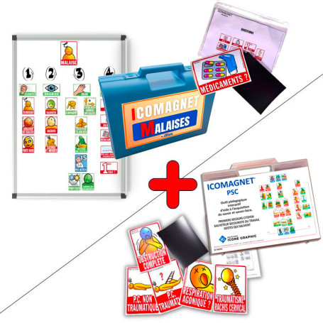 PACK ICOMAGNET© : PREMIERS SECOURS & MALAISES