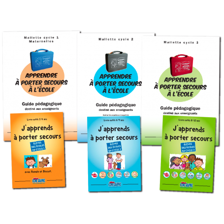 Le Lot De Mallettes Apprendre A Porter Secours Cycles 1 2 Et 3