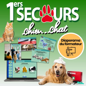 Diaporama Formateur PSCF - Premiers Secours Canins & Félins | Abonnement 12 mois