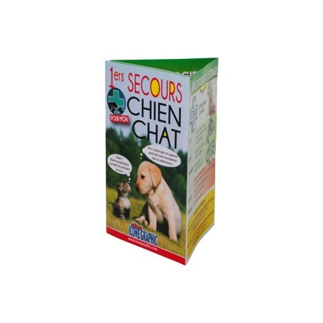 LE DEPLIANT 1ERS SECOURS POUR MON CHIEN ET MON CHAT