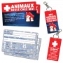 cartes animaux kit d'alerte d'urgence