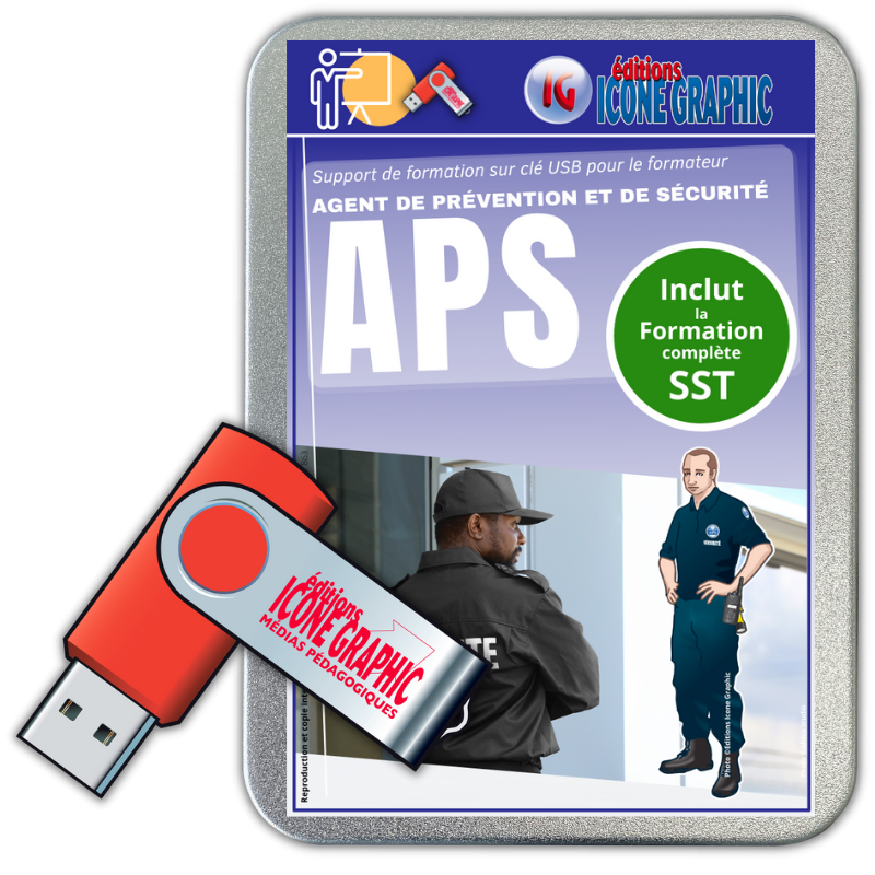 La clé USB formateur CQP APS - Agent de prévention et de sécurité