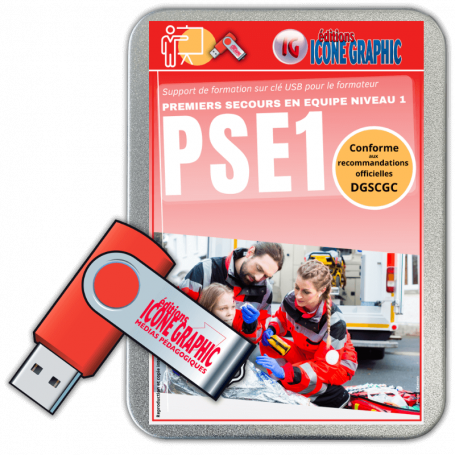 La clé USB formateur : Premiers secours en équipe - PSE1 ı Editions Icone  Graphic