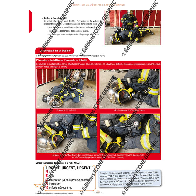 Harnais Interspiro Pour Masque à Air SCBA Pompier - Équipement De Sauvetage Occasion - Fabriqué Aux USA