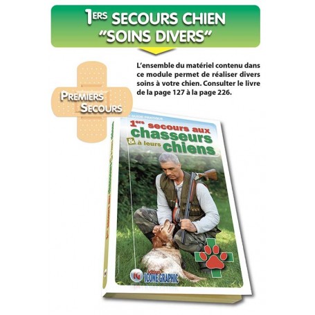 LE KIT SOINS DIVERS POUR LE CHIEN DE CHASSE