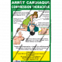 L'AFFICHE DETAILLEE : ARRET CARDIAQUE - COMPRESSIONS - ADULTE