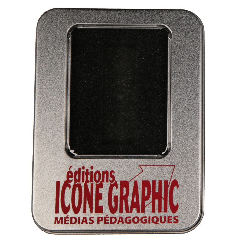 Boîte en métal pour clé USB ı Editions Icone Graphic