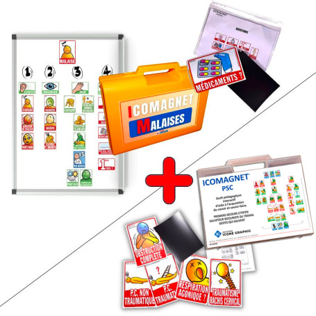PACK ICOMAGNET© : PREMIERS SECOURS & MALAISES