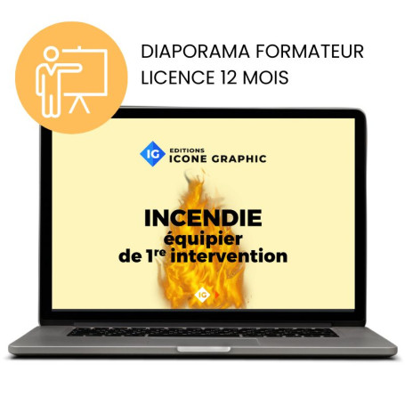 Diaporama Formateur Incendie EPI - Equipier de Première Intervention | Abonnement 12 mois