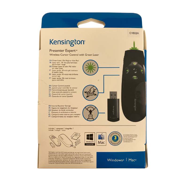 telecommande kensington arriere