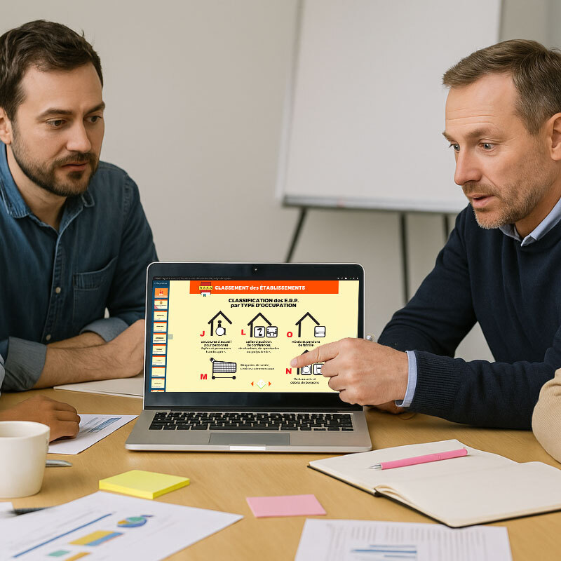 Le diaporama numérique SSIAP1 Icone Graphic est le support de référence pour animer vos formations SSIAP