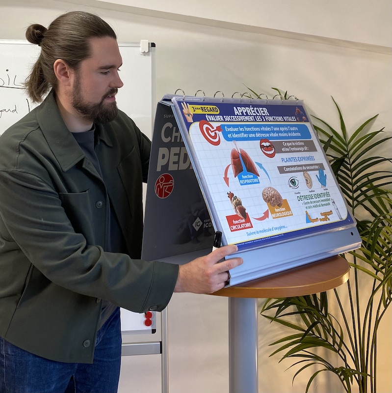 chevalet bilan secouriste