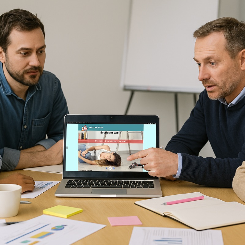 Diaporama de formation en premiers secours citoyen - support numérique formateur PSC