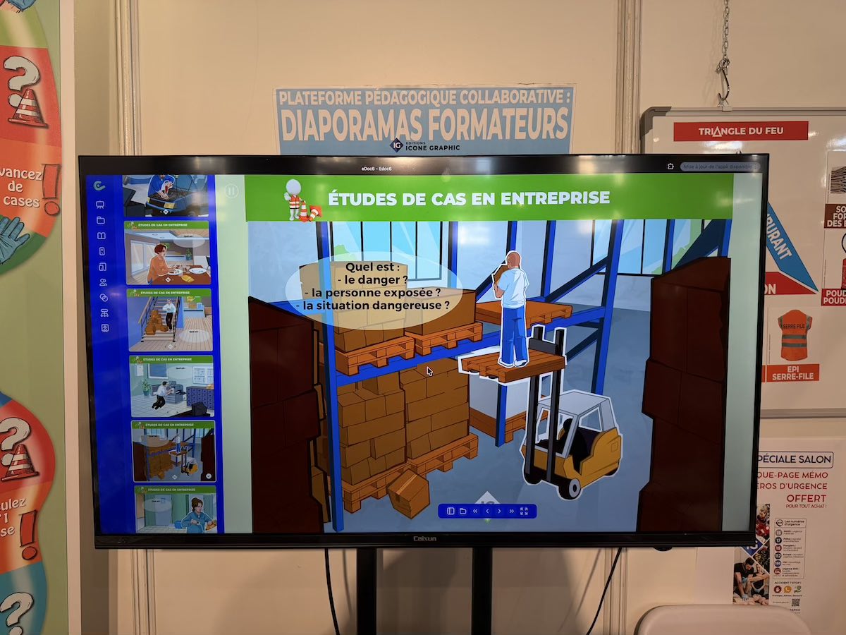 Photo salon secours expo paris porte de versailles 2026 Stand Editions Icone Graphic