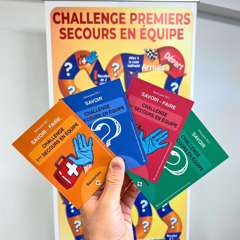 jeu challenge formation premiers secours en equipe PSE