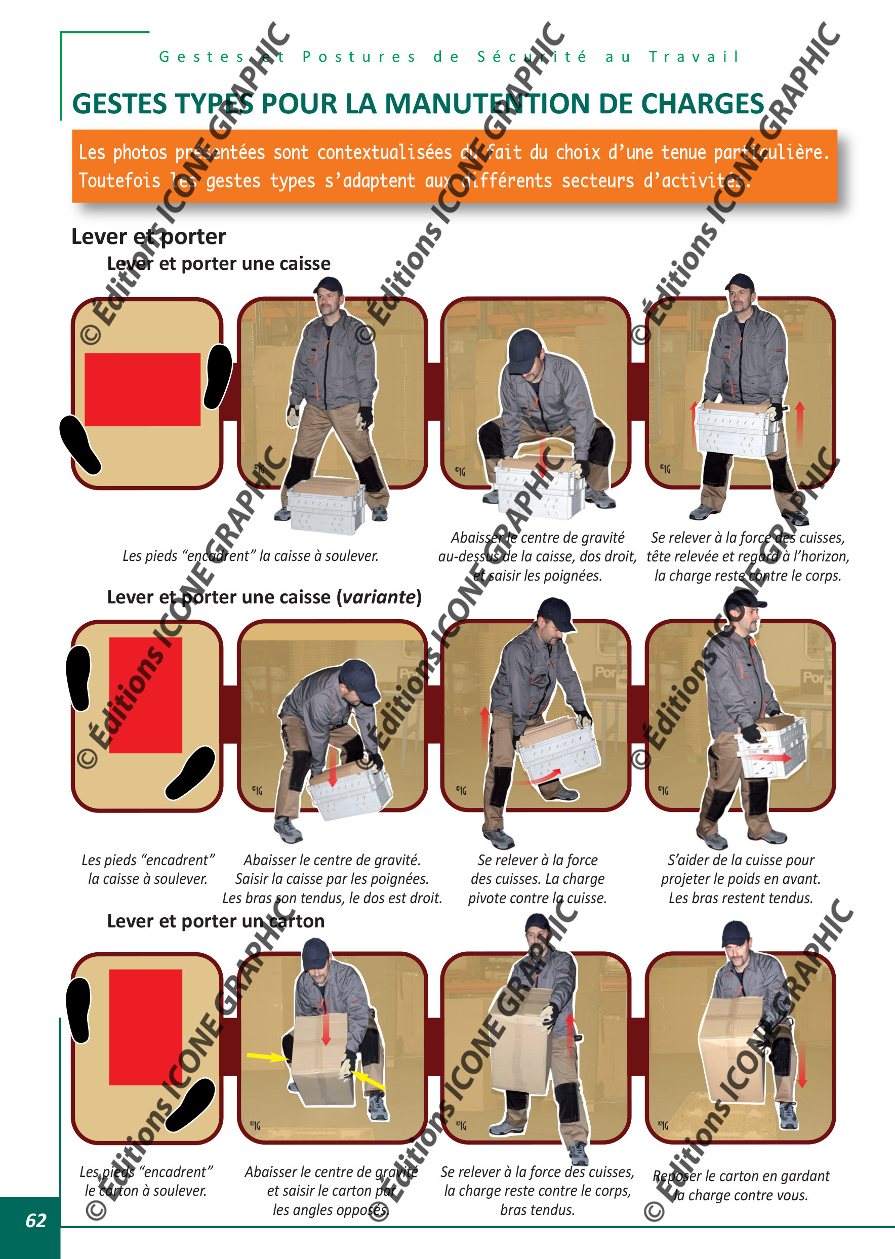 Image livres gestes et posture de sécurité au travail prévention des troubles musculo-squelettiques (TMS) Editions Icone Graphic - 1