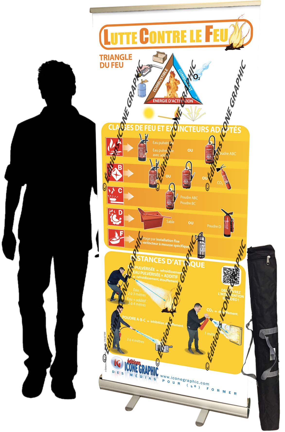 Totem pédagogique incendie