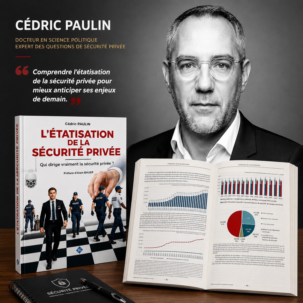 Livre L’Étatisation de la sécurité privée – Auteur Cédric Paulin - Préface Alain Bauer - Editions Icone Graphic