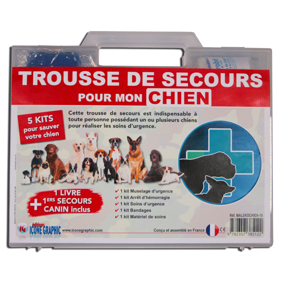 trousse de secours pour le chien