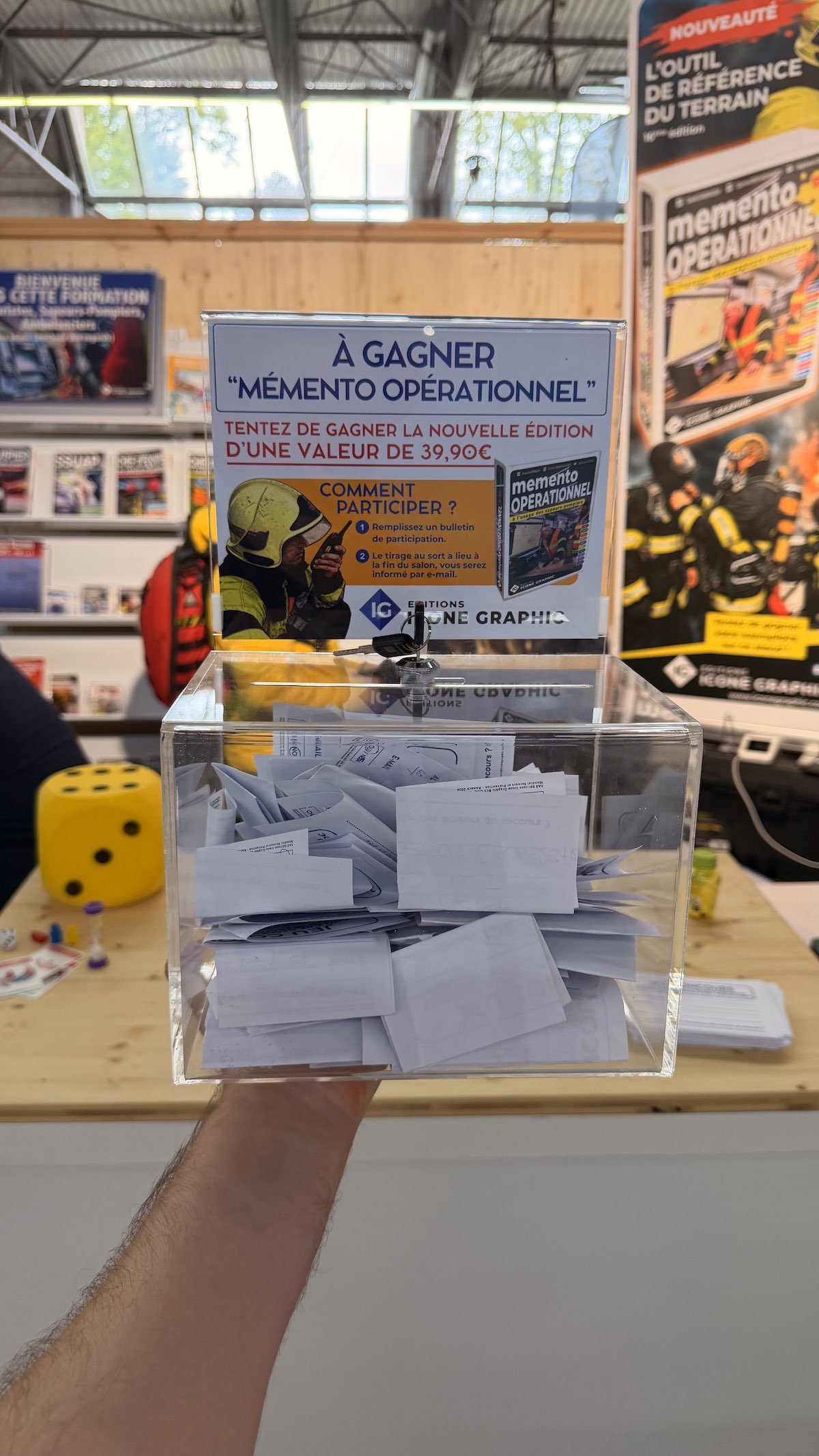 retour sur le mondial secours et protection avec icone graphic