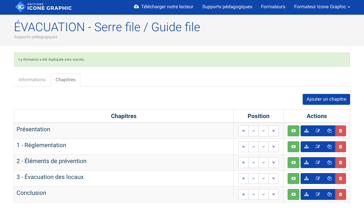Diaporama Formateur Evacuation Incendie - Guide file Serre File | Abonnement 12 mois