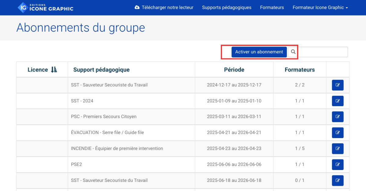 étapes ajout d'un formateur diaporama formateur