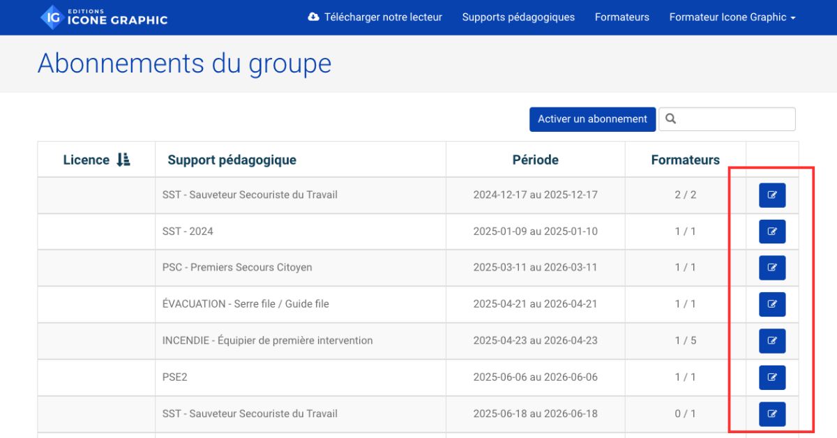 étapes ajout d'un formateur diaporama formateur