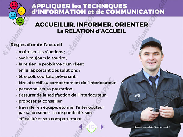 Le diaporama numérique TFP APS Icone Graphic est le support de référence pour animer vos formations d'agent de sécurité