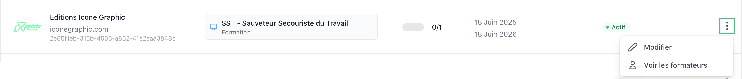 fenetre ajout d'un formateur edoc6