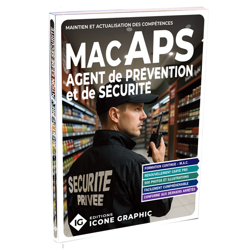 Le diaporama numérique TFP APS Icone Graphic est le support de référence pour animer vos formations d'agent de sécurité