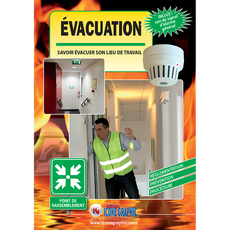 Le diaporama numérique EVACUATION Icone Graphic est le support de référence pour animer vos formations GUIDE FILE SERRE FILE