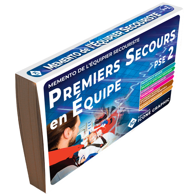 Le diaporama numérique PSE Icone Graphic est le support de référence pour animer vos formations premiers secours en équipe de niveau 1