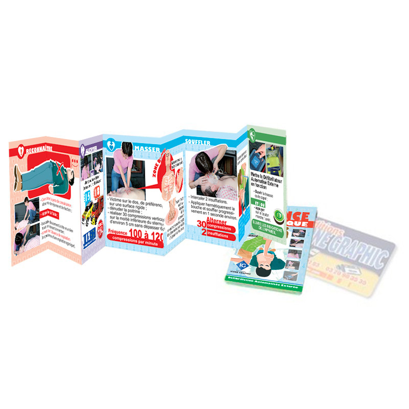 dépliant massage cardiaque mémo secourisme psc gqs