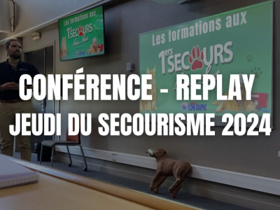Conférence : Les formations aux premiers secours canins/félins